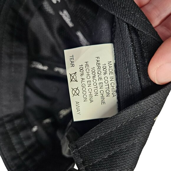 Titleist Black Cotton Baseball Cap Adjustable Strapback Golf Hat ‎ One Size Fits - Picture 5 of 8